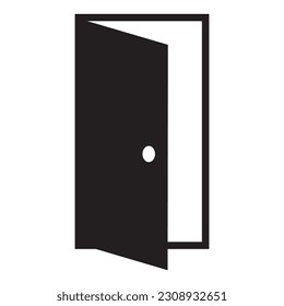 diseño de imagen de ilustración de icono de puerta
