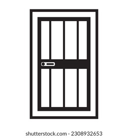 door icon vector template illustration logo design