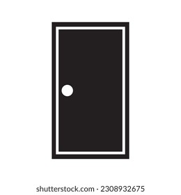 door icon vector template illustration logo design