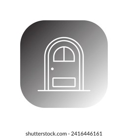 door icon vector template illustration logo design