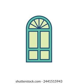 Door Icon Vector Template Illustration Design