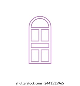 Door Icon Vector Template Illustration Design