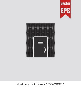 Door icon.Vector illustration.