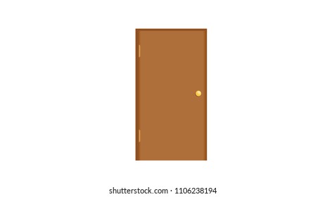 door insolated vector illustration