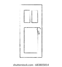 door isolated image