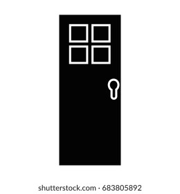 door isolated image