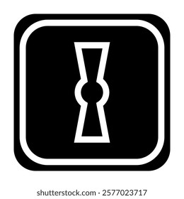 Door key hole icons. Security, protection concept. Vector illustration isolated on white background