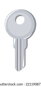 Door Key icon. Vector illustration