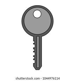 Door key isolated