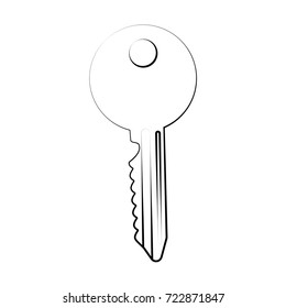 Door key isolated
