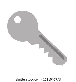 The door key. Vector