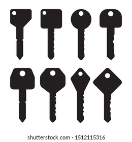 Door key vector design illustration isolated on white background