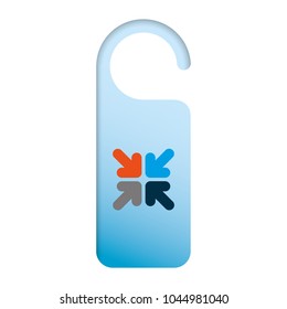 door knob do not disturb hanger corporate template