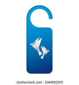 door knob do not disturb hanger corporate template
