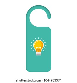door knob do not disturb hanger corporate template