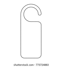 Door Knob Do Not Disturb Hanger Empty Template