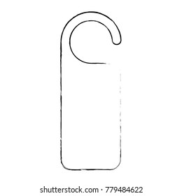 door knob do not disturb hanger corporate empty template