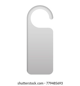 door knob do not disturb hanger corporate empty template