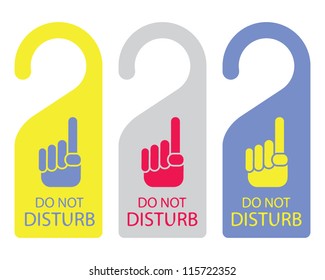 Door knob or hanger sign - do not disturb
