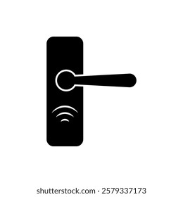 Door Knob icon flat style isolated. Vector