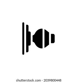 Icono Del Pomo De La Puerta Aislado En Fondo Blanco