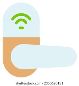 door knob icon with outline style. Suitable for website design, logo, app, UI and ETC.