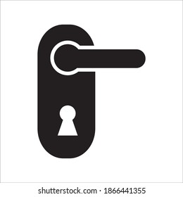 Door Knob Icon Vector Logo Template Illustration