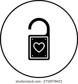 Ícone de vetor Sinal de maçaneta. Pode ser usado para impressão, aplicativos móveis e da Web.