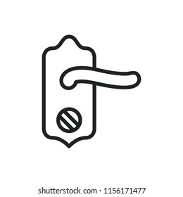 door knob vector icon