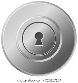 Door knob vector icon