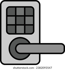 Door Knob vector icon. Can be used for printing, mobile and web applications.