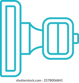 Door Knob vector icon. Can be used for printing, mobile and web applications.