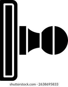 Door Knob vector icon. Can be used for printing, mobile and web applications.