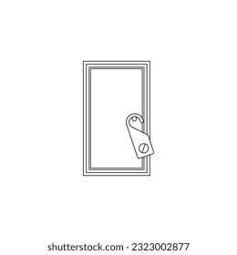 door knob vector type icon