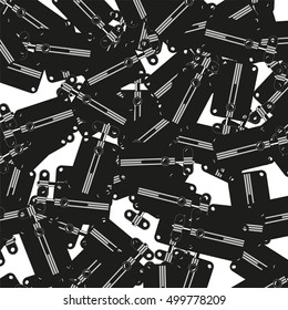 Door latches. Abstract composition. Background.