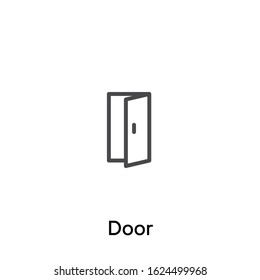 Door line icon - Vector