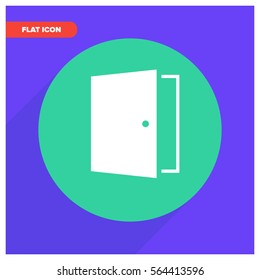 door line vector icon
