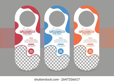 Modelo de design de cabide de fechamento de porta