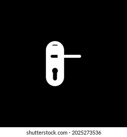 Door lock icon creative 2021