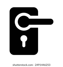 Door lock icon with high quality graphics, easy to use and download