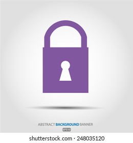 door lock  icon Vector illustration EPS10