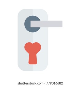 door lock love and romance 