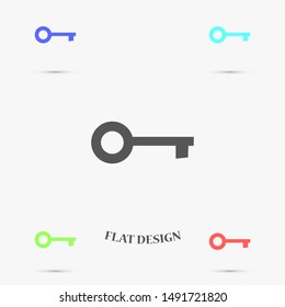 Door lock vector icon. Door castle for house icon. Door castle for sale icon.Door lock for storing icon.