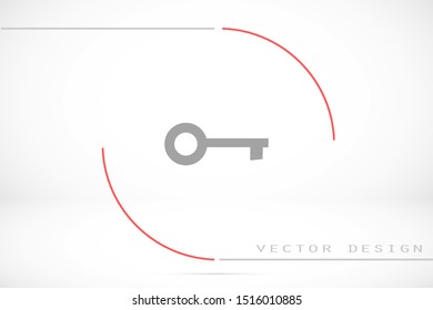 Door lock vector icon. Door castle for house icon. Door castle for sale icon.Door lock for storing icon.