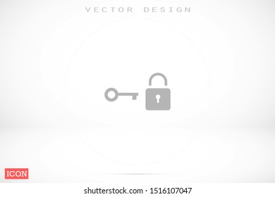 Door lock vector icon. Door castle for house icon. Door castle for sale icon.Door lock for storing icon.