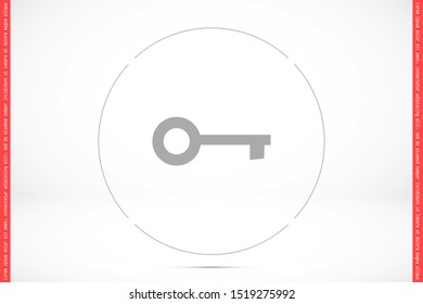 Door lock vector icon. Door castle for house icon. Door castle for sale icon.Door lock for storing icon.