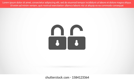 Door lock vector icon. Door castle for house icon. Door castle for sale icon.Door lock for storing icon.
