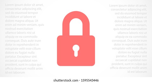 Door lock vector icon. Door castle for house icon. Door castle for sale icon.Door lock for storing icon.