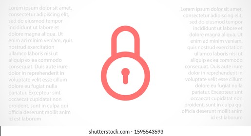Door lock vector icon. Door castle for house icon. Door castle for sale icon.Door lock for storing icon.