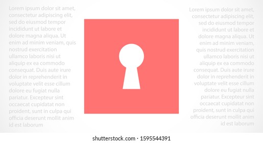 door lock vector icon. castle for house icon. castle for sale icon. lock for storing icons.10 eps flat icon design.